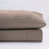 Renee Taylor 1500 Thread Count Pure Soft Cotton Blend Flat & Fitted Sheet Set Dusk Grey King