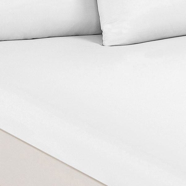Royal Comfort 1500 Thread Count Cotton Rich Sheet Set 3 Piece Ultra Soft Bedding – King – White