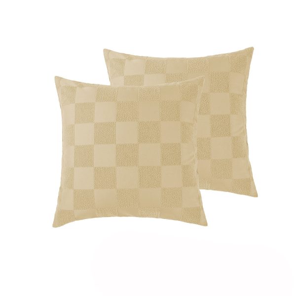 Accessorize Pair of Tipo Chenille European Pillowcases 65 x 65cm