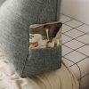 180cm Grey Triangular Wedge Bed Pillow Headboard Backrest Bedside Tatami Cushion Home Decor