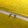 150cm Yellow Triangular Wedge Bed Pillow Headboard Backrest Bedside Tatami Cushion Home Decor