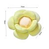 2X Green Double Flower Shape Cushion Soft Bedside Floor Plush Pillow Home Decor