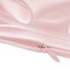 100% Mulberry Silk Pillow Case Eye Mask Set Pink Both Sided 25 Momme