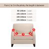 1-Seater Geometric Print Sofa Cover Couch Protector High Stretch Lounge Slipcover Home Decor