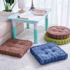 2X Blue Square Cushion Soft Leaning Plush Backrest Throw Seat Pillow Home Office Decor