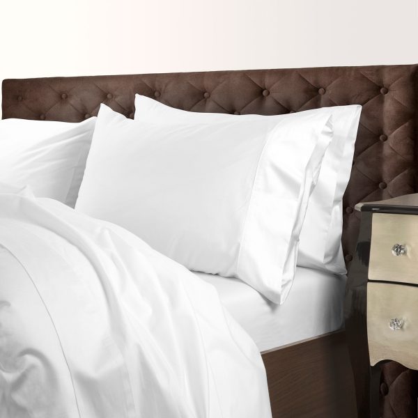 Royal Comfort 1000 Thread Count Cotton Blend Quilt Cover Set Premium Hotel Grade – Queen – White