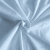 Balmain 1000 Thread Count Hotel Grade Bamboo Cotton Quilt Cover Pillowcases Set – Queen – Blue Fog