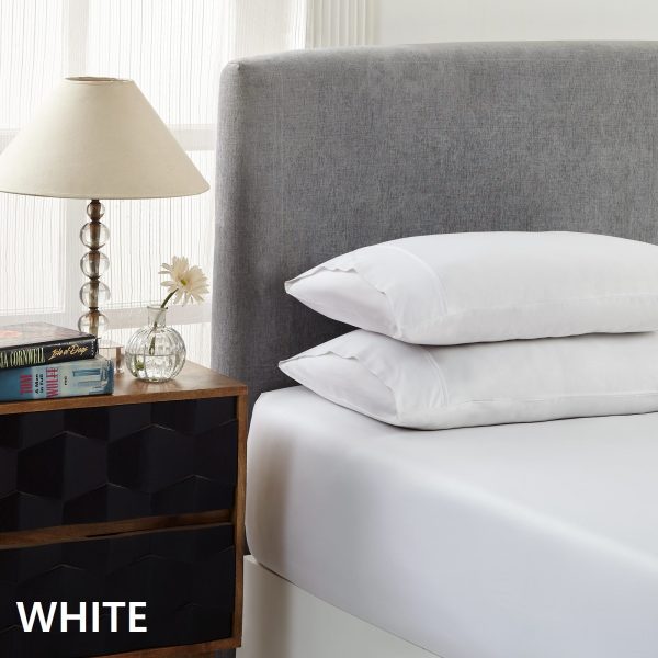 Royal Comfort 1500 Thread Count Cotton Rich Sheet Set 3 Piece Ultra Soft Bedding – King – White