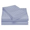 Royal Comfort 1200TC Quilt Cover Set Damask Cotton Blend Luxury Sateen Bedding – King – Blue Fog