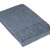 Cambridge Throw – 100% NZ Wool –  Navy