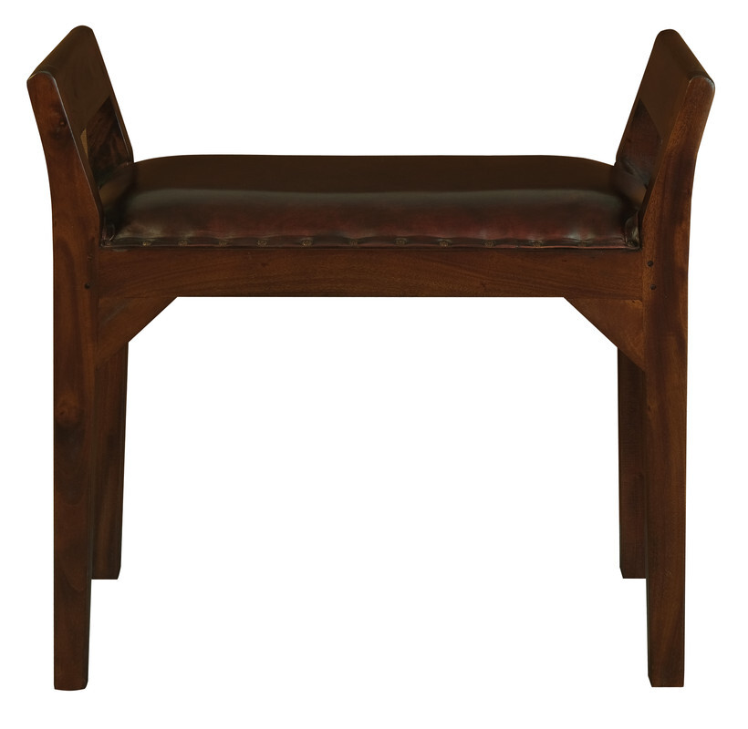 Leather Single Seater Stool