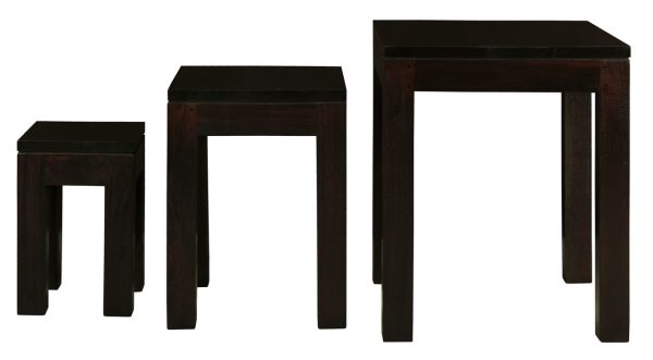 Amsterdam Nest of Table Set of 3 (Chocolate)