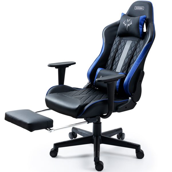 OVERDRIVE Apex Series Reclining Gaming Ergonomic Office Chair with Footrest
