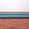 Day bed Roll Out Mattress XL Large Foldout Mat relaxation day bed camping or Yoga Matt Natural Kapok Filled BLUE