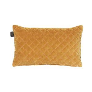 Bedding House Equire Luxury Cotton Filled Oblong Cushion Ochre