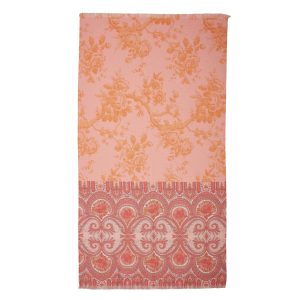 Oilily Cotton Digital Print Large Towel Bright Rose