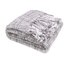 Rans Oslo Knitted Weave Throw 127x152cm – Soft and Subtle