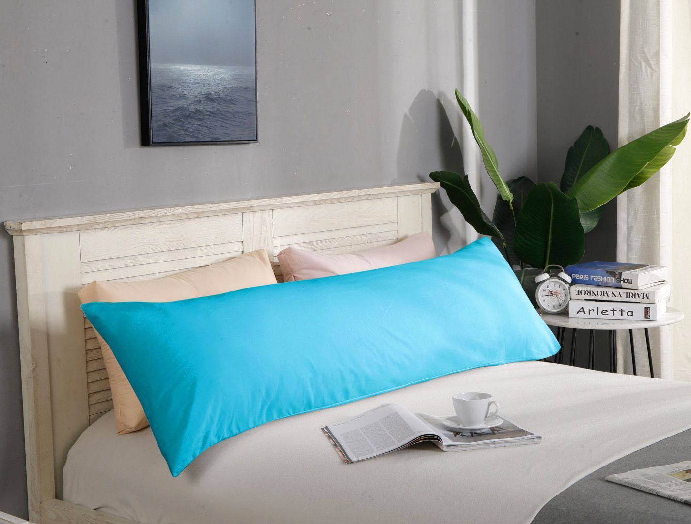 1000TC Premium Ultra Soft Body Pillowcase – Light Blue