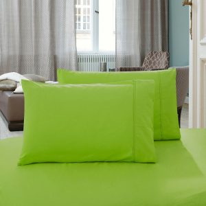 1000TC Premium Ultra Soft Queen size Pillowcases 2-Pack – Green