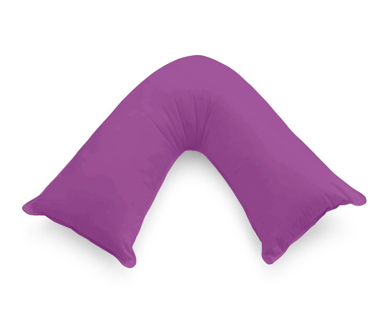 1000TC Premium Ultra Soft V SHAPE Pillowcase – Purple