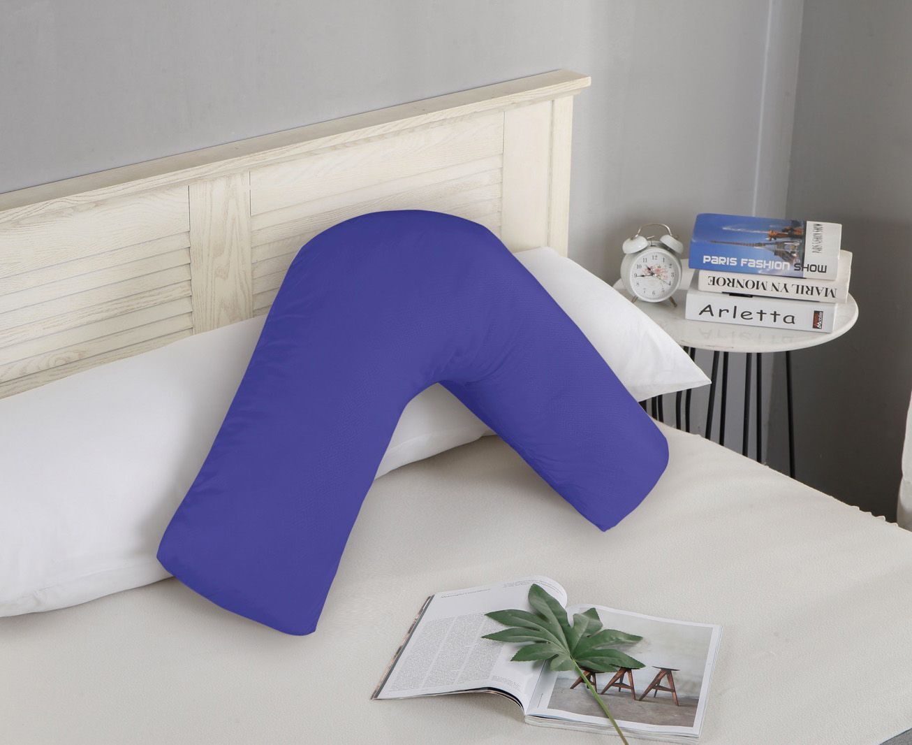 1000TC Premium Ultra Soft V SHAPE Pillowcase – Royal Blue