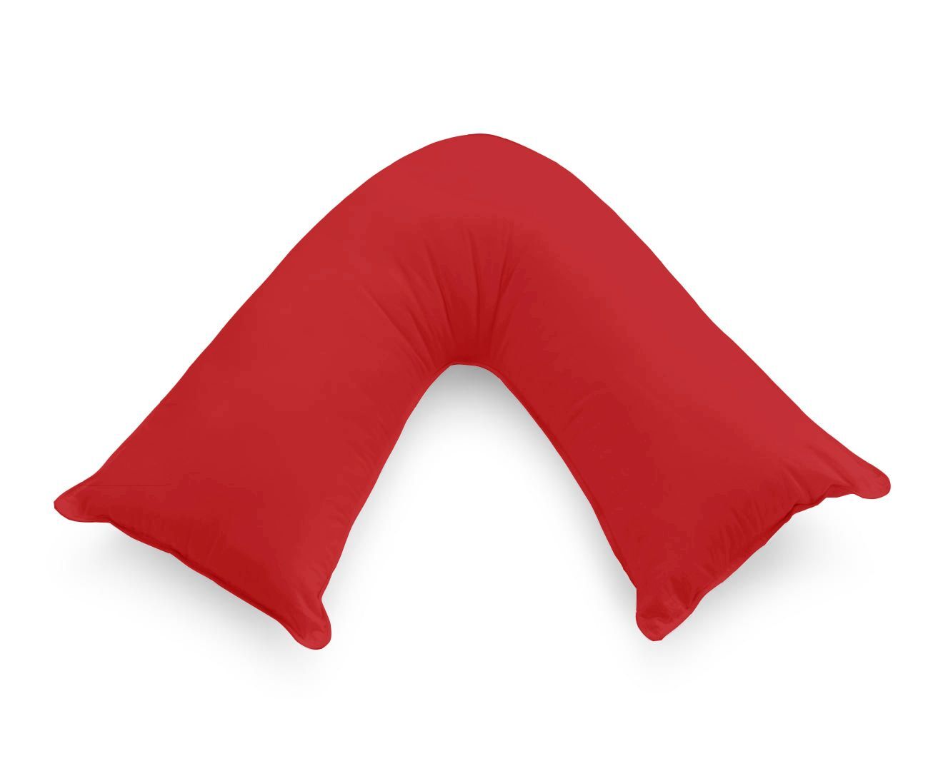 1000TC Premium Ultra Soft V SHAPE Pillowcase – Red