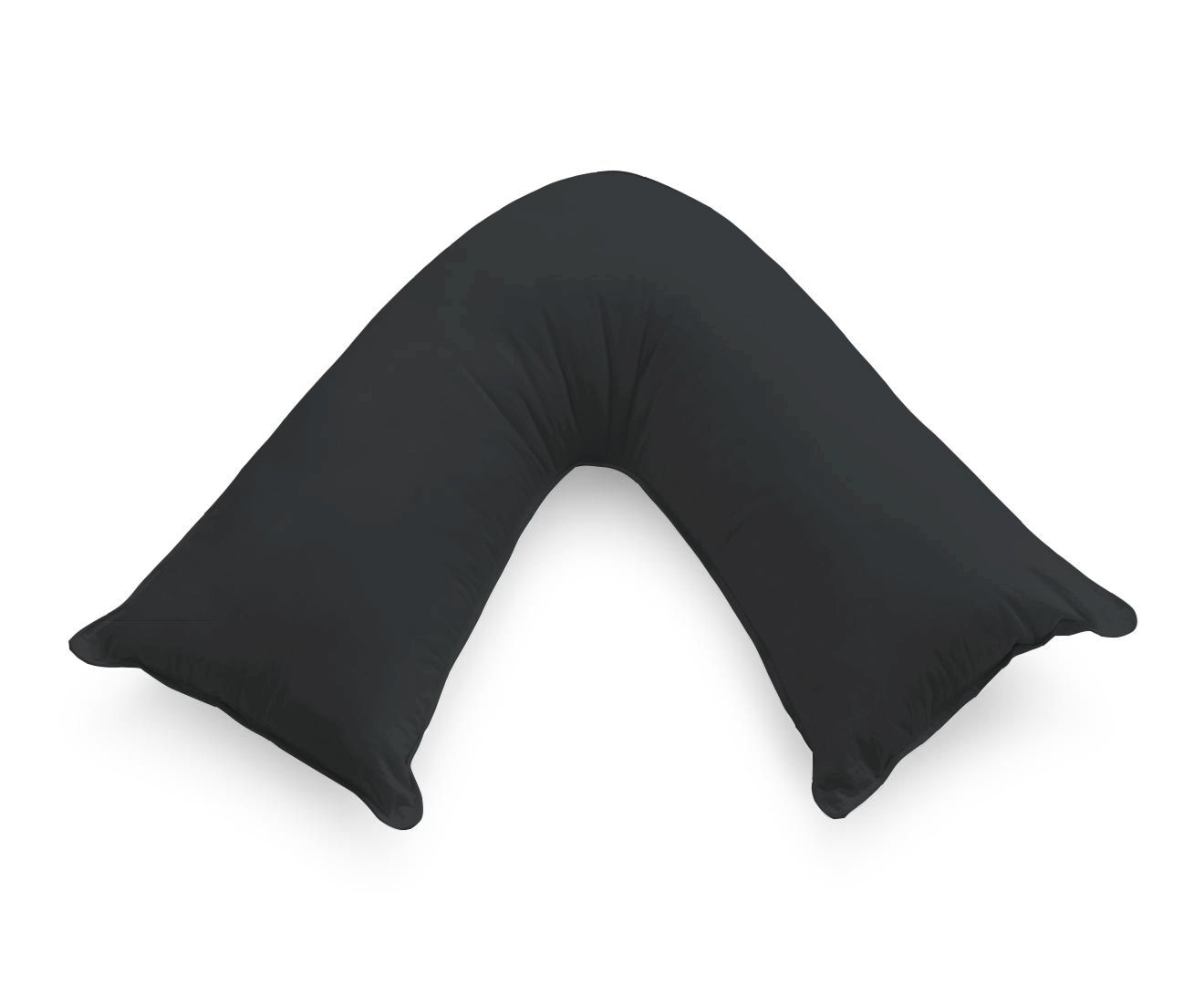 1000TC Premium Ultra Soft V SHAPE Pillowcase – Black