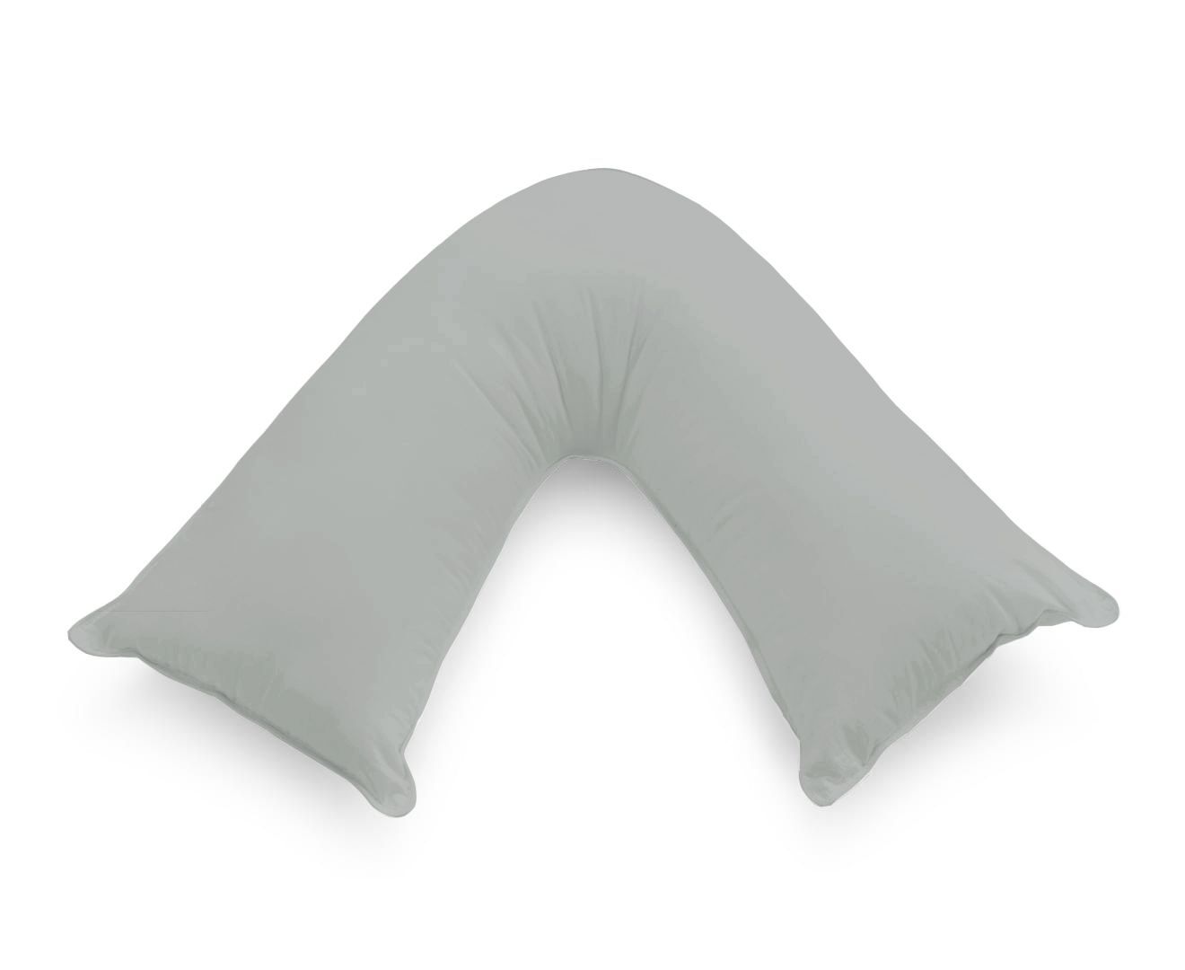 1000TC Premium Ultra Soft V SHAPE Pillowcase – Grey