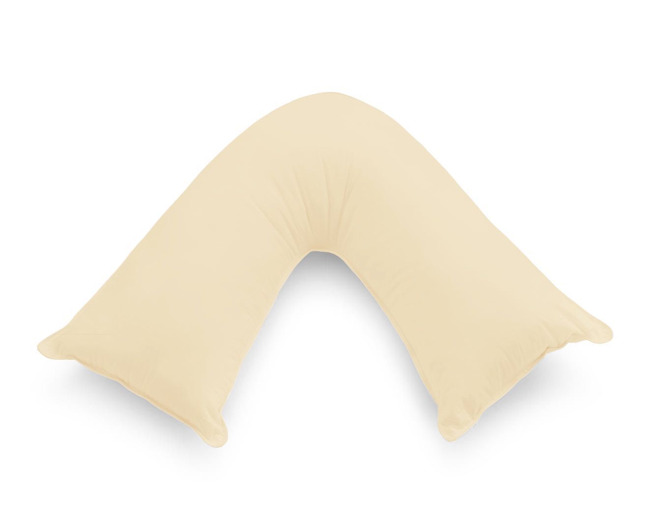 1000TC Premium Ultra Soft V SHAPE Pillowcase – Yellow Cream