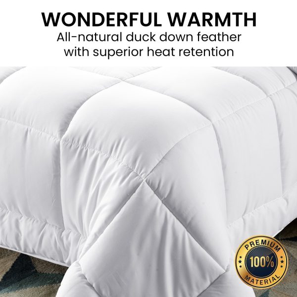 Laura Hill 500GSM Duck Down Feather Quilt Duvet Doona – King