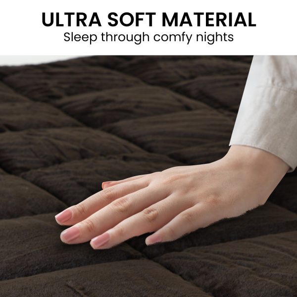 Laura Hill 500GSM Faux Mink Quilt Comforter Doona – Super King