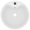 Luxury Wash Basin with Overflow Matt White 36×13 cm Ceramic