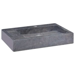 Sink Black 58x39x10 cm Marble
