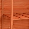 Garden Storage Shed 120x50x91 cm Wood