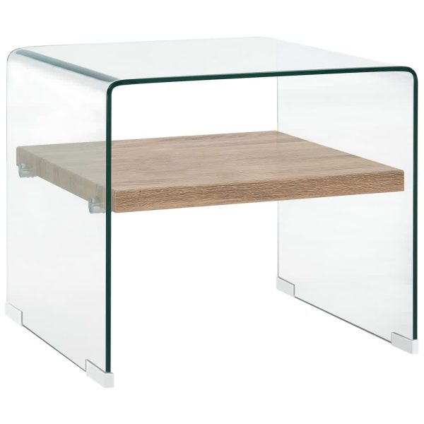 Coffee Table Clear Tempered Glass