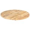 Table Top Solid Mango Wood Round 25-27 mm 60 cm
