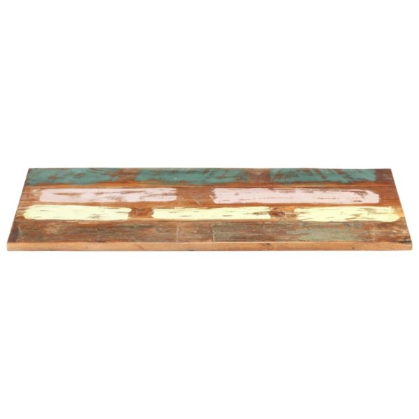 Rectangular Table Top 60×120 cm 25-27 mm Solid Reclaimed Wood
