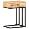 U-Shaped Side Table 45x30x61 cm Solid Mango Wood