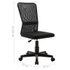 Office Chair Black 44x52x100 cm Mesh Fabric