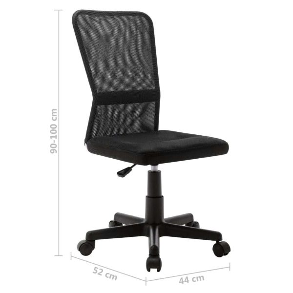 Office Chair Black 44x52x100 cm Mesh Fabric