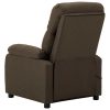 Massage Chair Brown Fabric