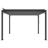 Gazebo with Louvered Roof 3×3 m Anthracite Fabric and Aluminium