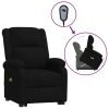 Stand up Massage Reclining Chair Black Fabric