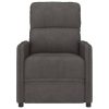 Stand up Massage Chair Dark Grey Microfiber Fabric