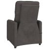 Stand up Massage Chair Dark Grey Microfiber Fabric