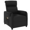 Stand up Massage Chair Black Faux Leather