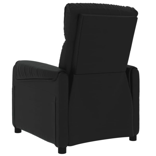 Stand up Massage Chair Black Faux Leather