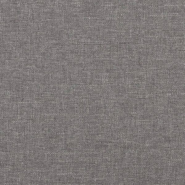 Highlands Sofa Chair with Footstool Light Grey 60 cm Fabric