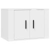 3 Piece TV Cabinet Set White Engineered Wood