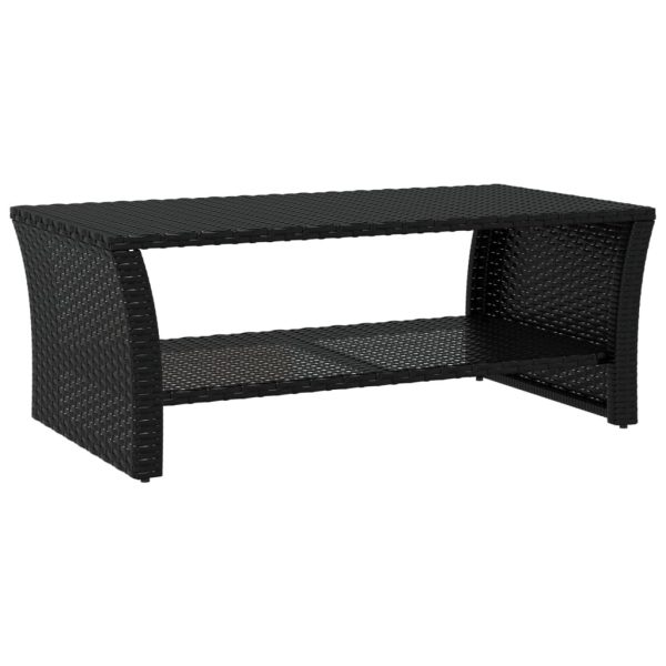 Coffee Table 100x50x40 cm Poly Rattan